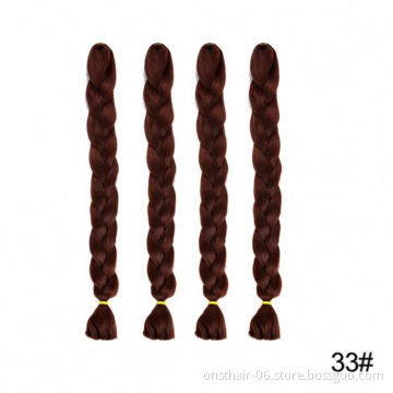 MYZYR 82 inch 165g Synthetic Braiding Hair Jumbo braids Crochet Braids Hair Extensions Hairstyles Pure Color